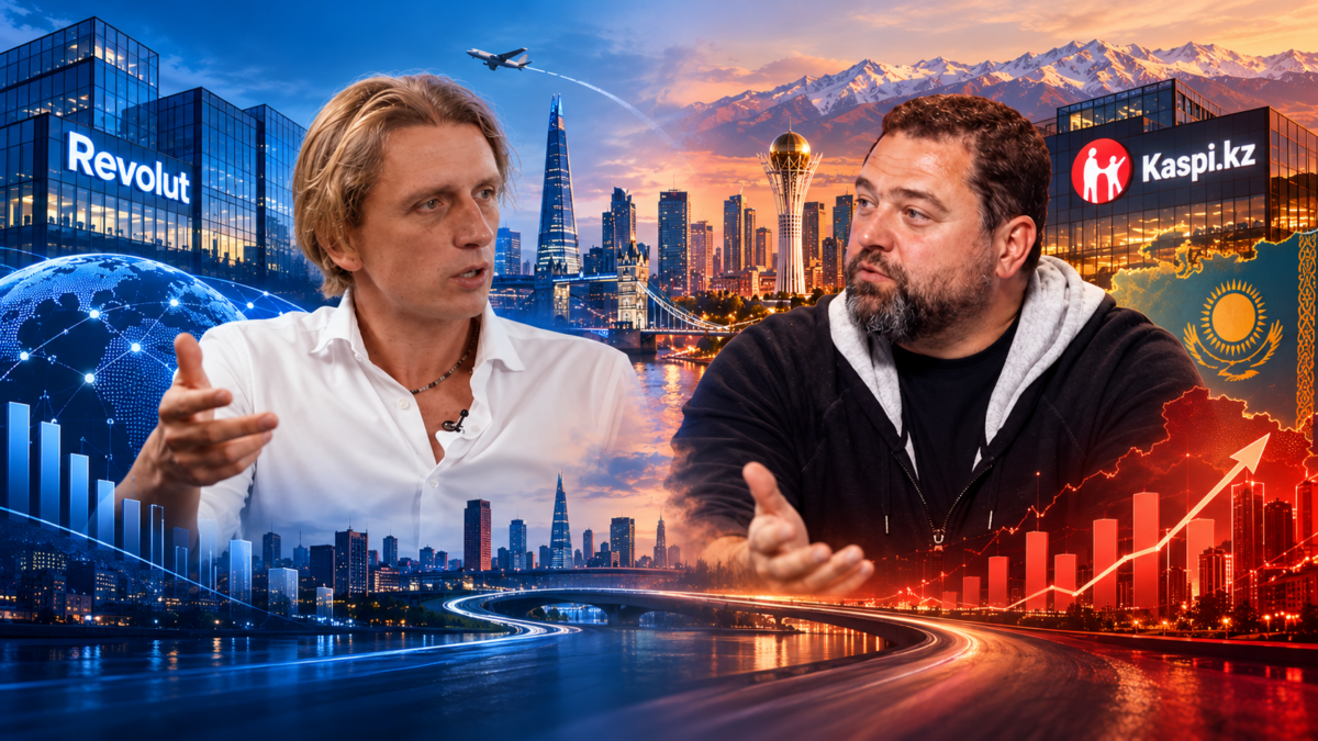 Kaspi (CEO и совладелец Михаил Ломтадзе) и Revolut (CEO и со-основатель Николай Сторонский)